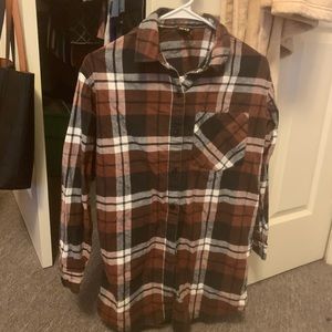 SUPER CUTE BROWN AND BLACK FLANNEL (Forever21)